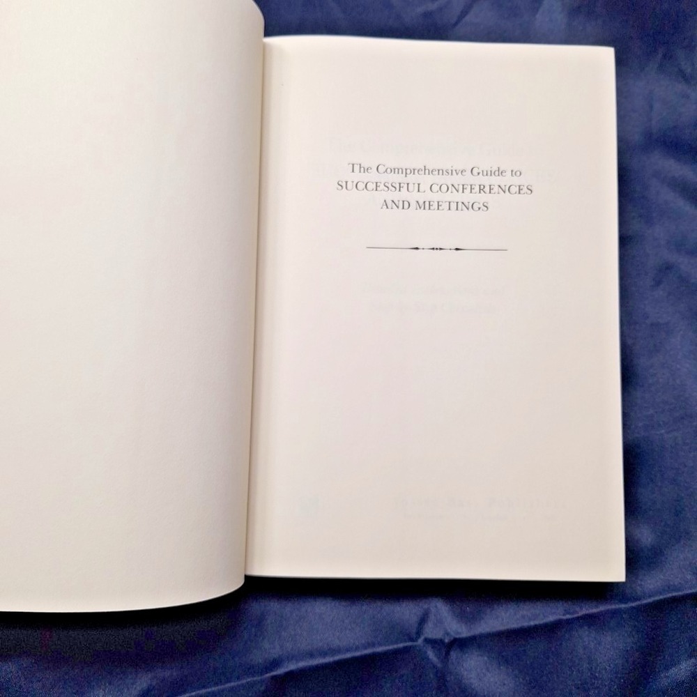 Comprehensive Guide to Successful Conferences & Meetings OSU Textbook HC - Picture 9 of 16
